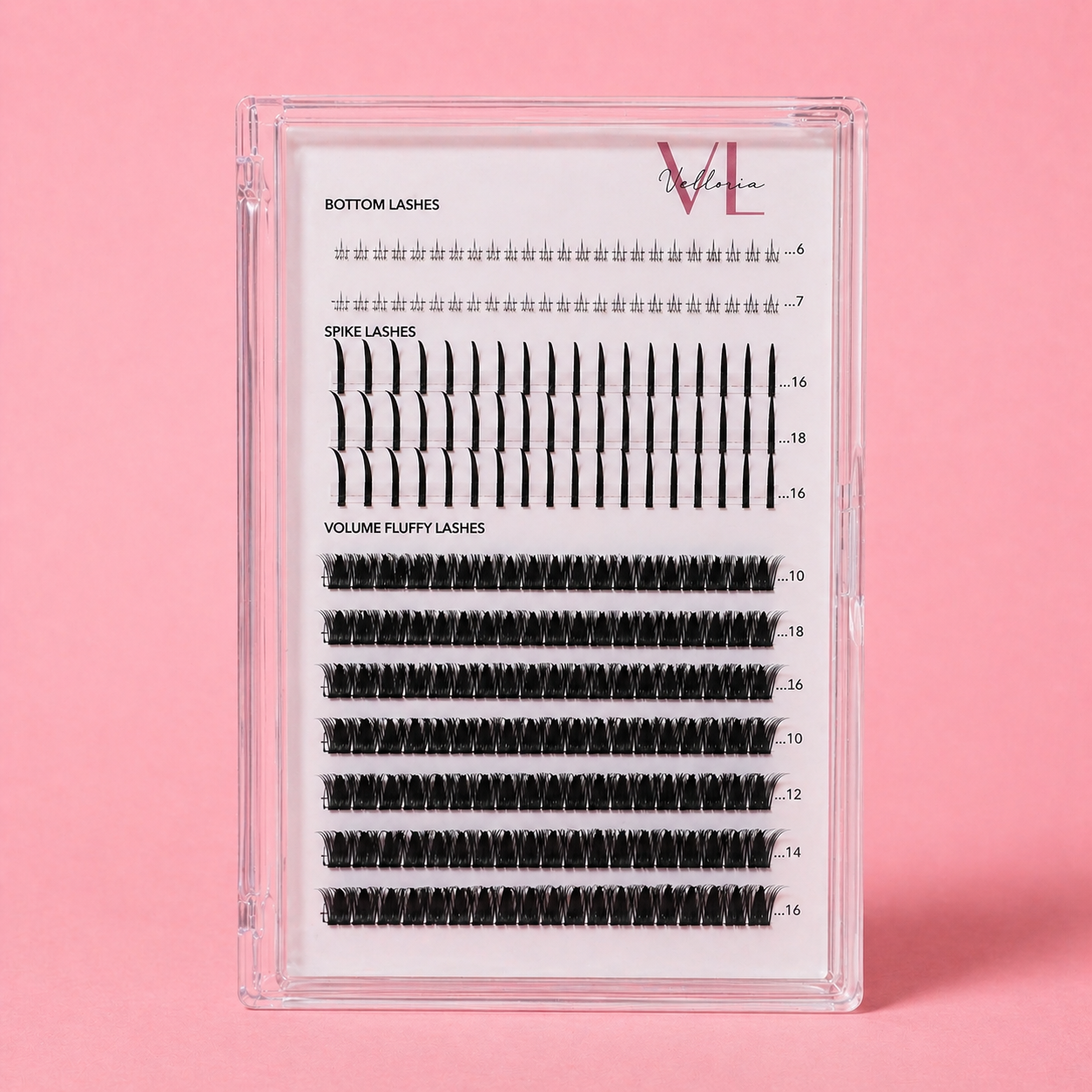 BRAT: Cluster lash trays + bottom + spike fans 14mm-20mm